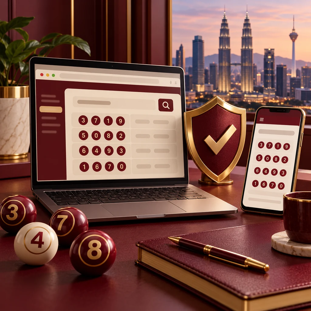 Educational illustration for How to Check Magnum 4D Results Online: Official Website & App Guide