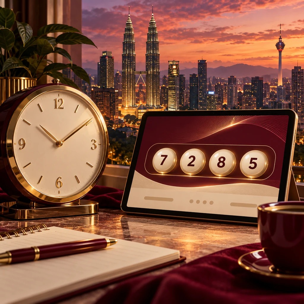 Educational illustration for Magnum 4D Live Draw Time: What Time Does Magnum Close & Draw?